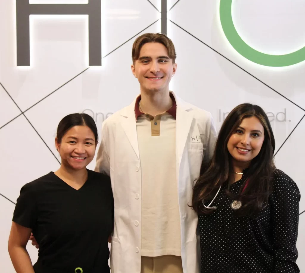three smiling practitioners inviting you to join our team