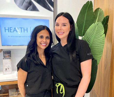 naturopath and skin spcialist smiling after acne event