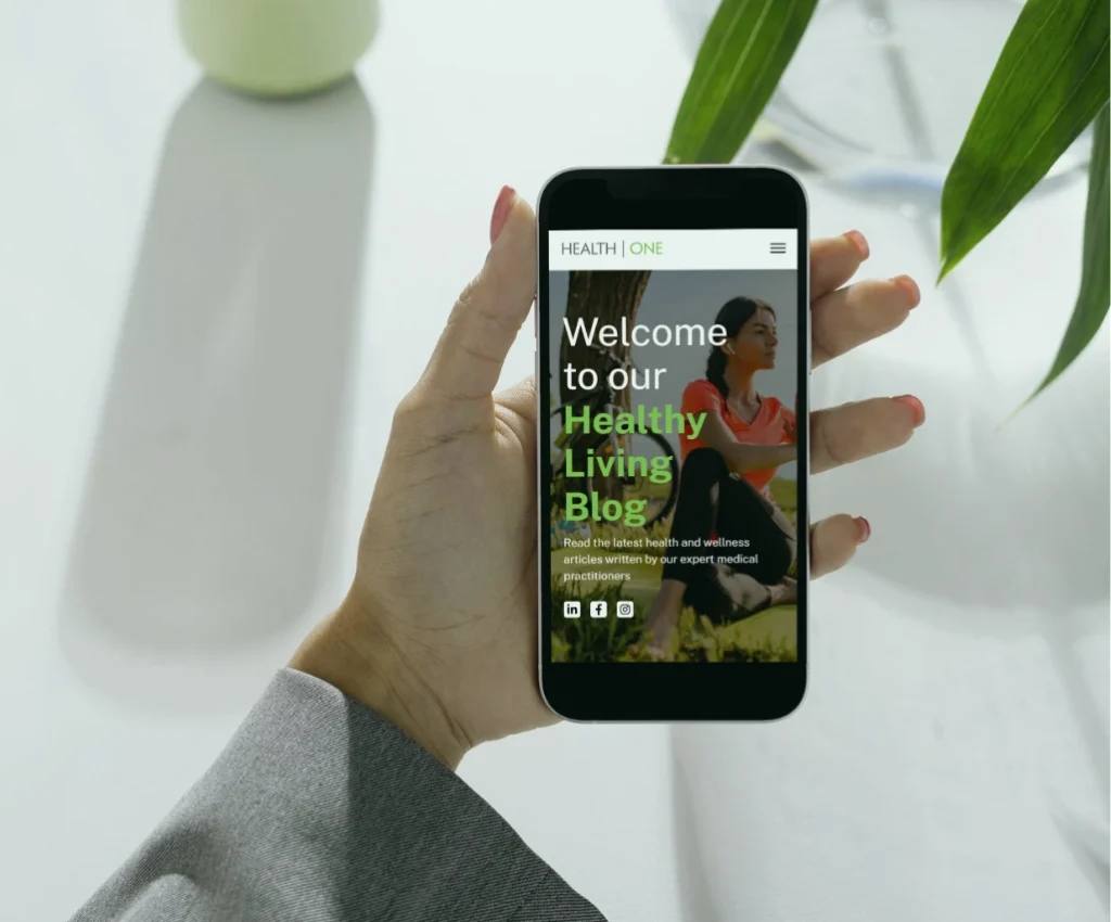 Healthone blogs on the mobile