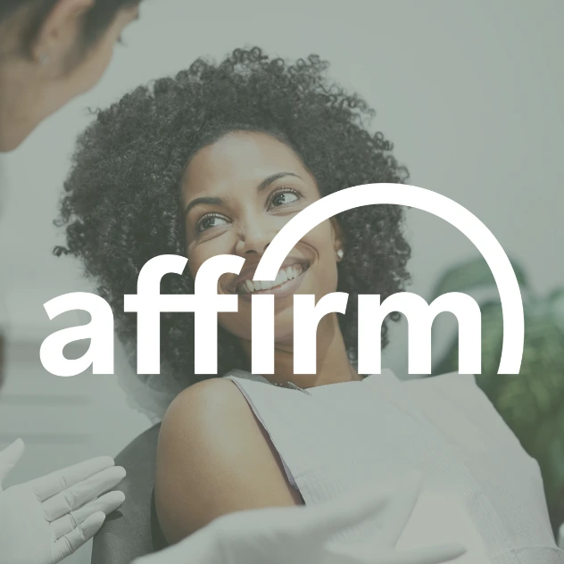 Financing partner affirm logo for dental services