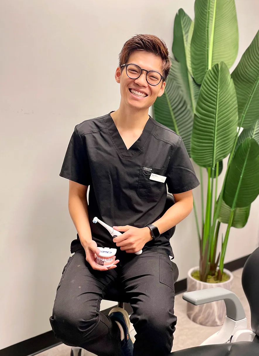 dental hygienist smililing