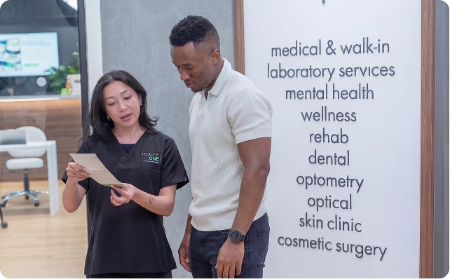 medical clinic with specialists