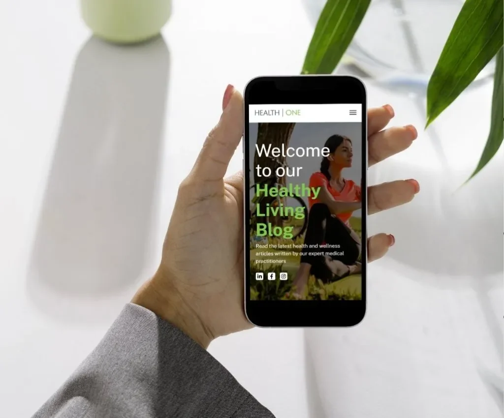 HealthOne blog on your phone